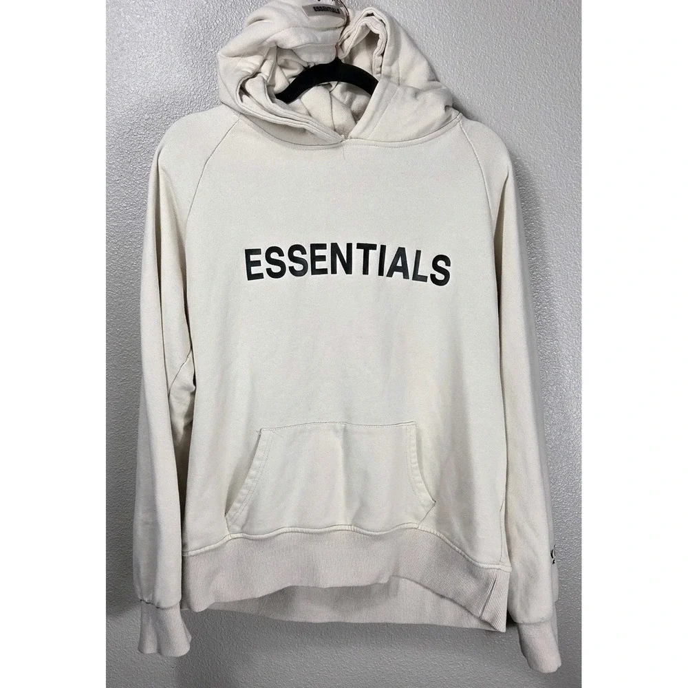Fear of God Essentials‎ Hoodie Cream/Oatmeal Size Medium